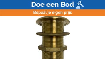 Bieden: Guidi 2 1/2 Inch Brass Sea Drain Valve - Durable Ma, Ophalen of Verzenden