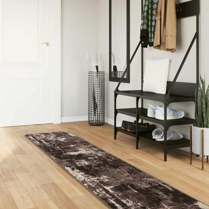 vidaXL Tapijt Runner MARSA Zwart 50 x 300 cm Polyester en, Huis en Inrichting, Stoffering | Tapijten en Vloerkleden, Nieuw, Verzenden