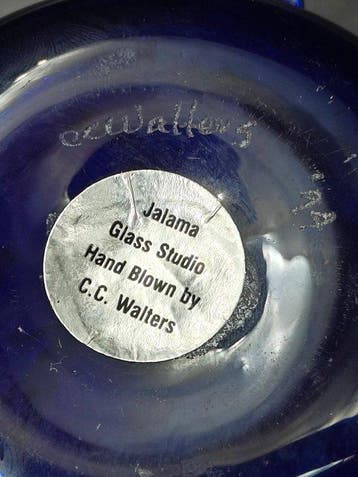Jalama Glass Studio - Chuck C. Walters - Vaas - Glas - vase