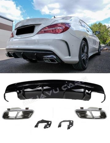 Facelift CLA45 AMG Look Diffuser voor Mercedes Benz CLA-Klas, Autos : Divers, Ophalen of Verzenden