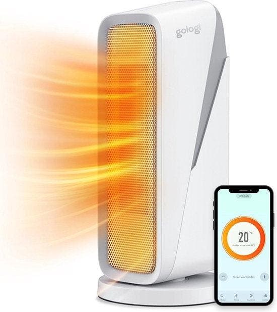 2dekans | Gologi ventilatorkachel met thermostaat - Kachel, TV, Hi-fi & Vidéo, Télécommandes, Enlèvement ou Envoi