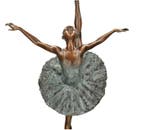 Sculpture, Ballerina - 66 cm - Bronze, Marbre