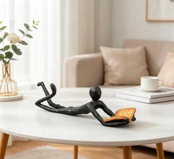 Figurine - Le Liseur - Métal