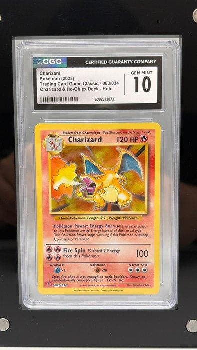 Pokémon Graded card - Charizard - CGC 10 - Sword & Shield, Hobby en Vrije tijd, Verzamelkaartspellen | Pokémon