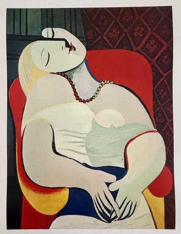 Pablo Picasso (1881-1973) - “Le Rêve, 1932”.