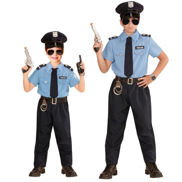 Politie Kostuum Jongen, Kinderen en Baby's, Carnavalskleding en Verkleedspullen, Nieuw, Verzenden