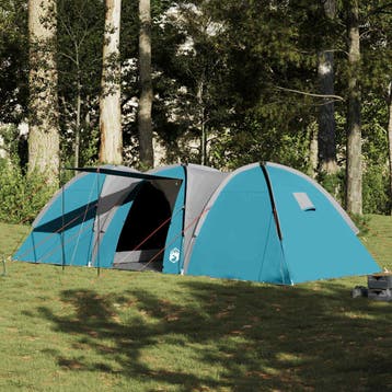 vidaXL Koepeltent 8-persoons waterdicht blauw, Verzenden, Nieuw