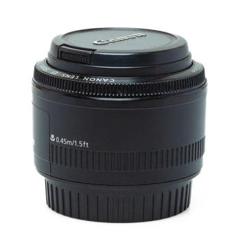 Canon EF 50mm f/1.8 II met garantie, Ophalen of Verzenden, Gebruikt