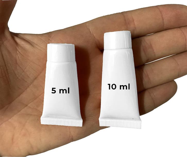 Set van 50 hervulbare, lege tubes (10 ml, wit), Bricolage & Construction, Outillage | Autres Machines, Envoi