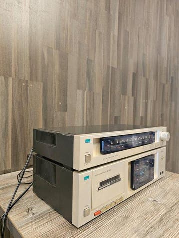 Sansui - T-505 Tuner & D-55M Cassette Deck Hifi-set, Nieuw