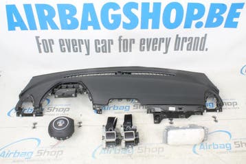 Airbag kit – Tableau de bord noir avec couture noir MG EHS, Nieuw, MG