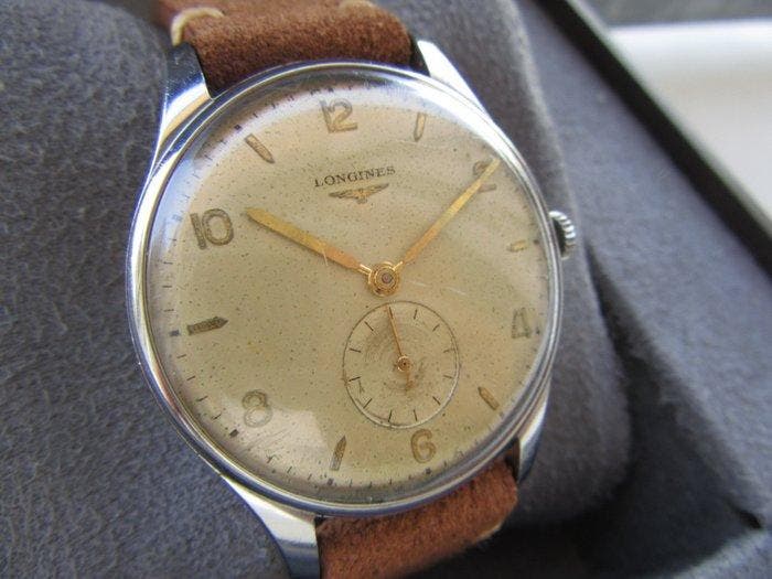 Longines - Calatrava - Zonder minimumprijs - Ref. 5581 –, Bijoux, Sacs & Beauté, Montres | Anciennes | Antiquités