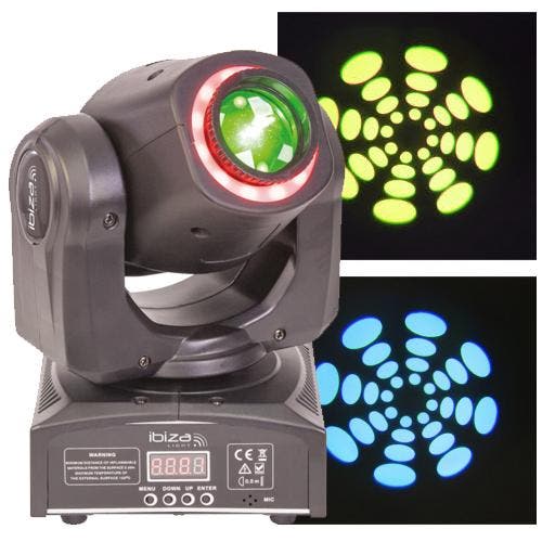 Ibiza Sound MHSPOT30-FX 2-in-1 Spot & Animatie LED Moving, Musique & Instruments, Lumières & Lasers