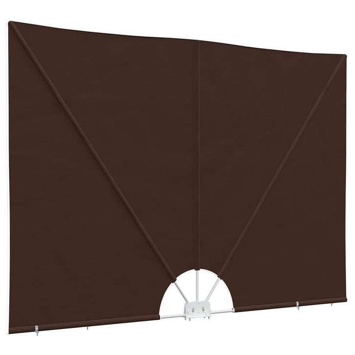 vidaXL Balkon Privacy Scherm 240 x 160 cm Polyester, Tuin en Terras, Parasols, Nieuw, Verzenden