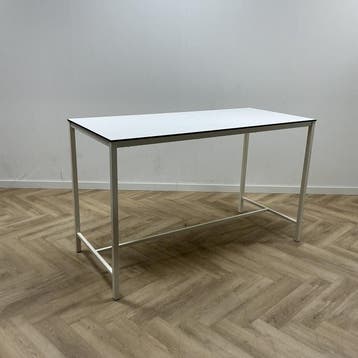 sta-tafel 180x80 cm hoogte 110 cm, wit, Huis en Inrichting, Tafelonderdelen, Gebruikt