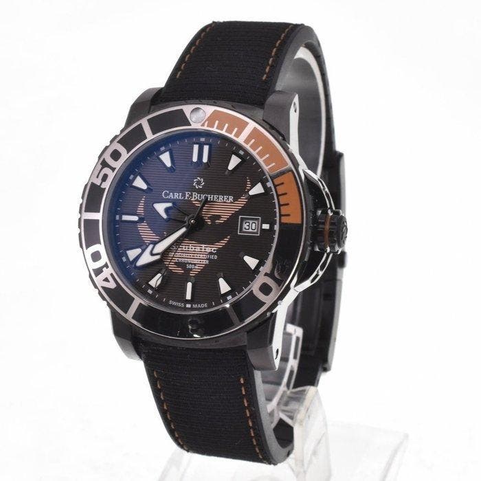 Carl F. Bucherer - Patravi ScubaTec Black Manta -, Handtassen en Accessoires, Horloges | Heren