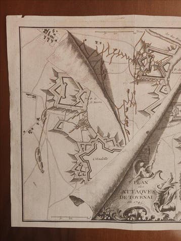 België - Doornik (Tournai); Jakob Funck (1715–1788) - PLAN