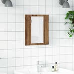 vidaXL Badkamerspiegelkast LED 40x12x45 cm bewerkt hout oud, Verzenden, Nieuw