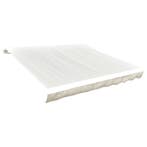 vidaXL Luifeldoek 4,5x3 m canvas crème, Tuin en Terras, Zonneschermen, Verzenden, Nieuw