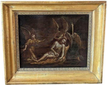 Jacopo Palma il Giovane (1544–1628), Naar - Toter Christus,, Antiek en Kunst