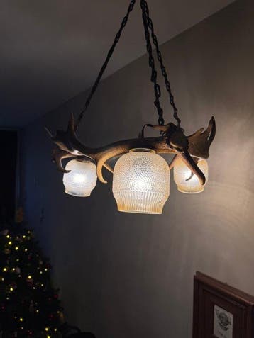 Plafondlamp - Been, Antiek en Kunst
