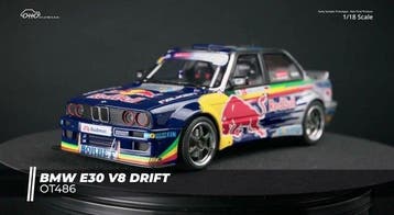 Otto Mobile 1:18 - Voiture miniature - BMW E30 V8 Drift Red, Hobby & Loisirs créatifs