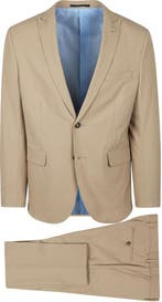 Suitable BASE Suit Beige maat Overige maten Heren, Kleding | Heren, Verzenden, Beige, Nieuw, Overige maten