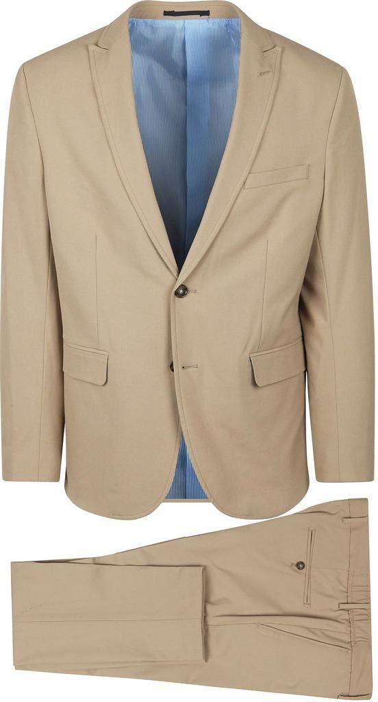 Suitable BASE Suit Beige maat Overige maten Heren, Kleding | Heren, Kostuums en vesten, Beige, Nieuw, Overige maten, Verzenden