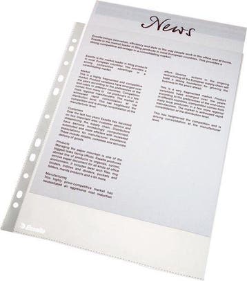 Esselte A4 showtas PP - 100 stuks