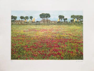 Michele Cascella (1892-1989) - Senza titolo, Antiek en Kunst