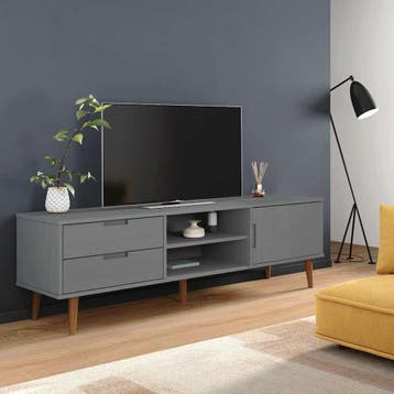 Tv-meubel MOLDE 158cm | Tweede kansje | OP = OP, Huis en Inrichting, Gebruikt, Verzenden, 150 tot 200 cm, Strak en trendy design