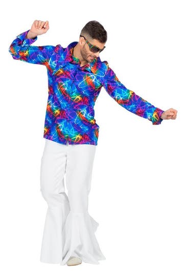Disco Blouse Gekleurd, Verzenden