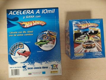 Panini hot wheels-mega race empty album Emballage d’origine