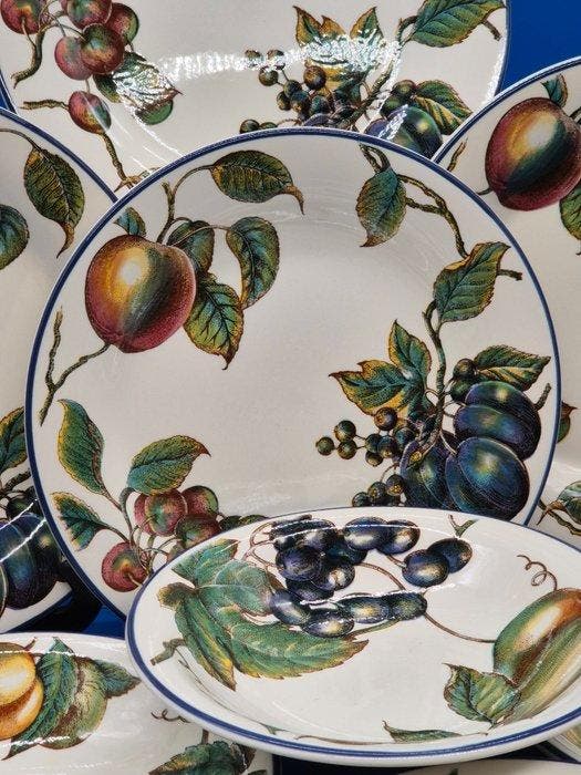 Eetservies - Staffordshire – 10-teiliges Speiseservice, Antiek en Kunst, Antiek | Meubels | Tafels