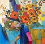 Nguyn Vit Lâm (1993) - Composition aux Coquelicots 80 80