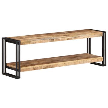 vidaXL Tv-meubel 120x30x40 cm ruw mangohout, Verzenden, Nieuw