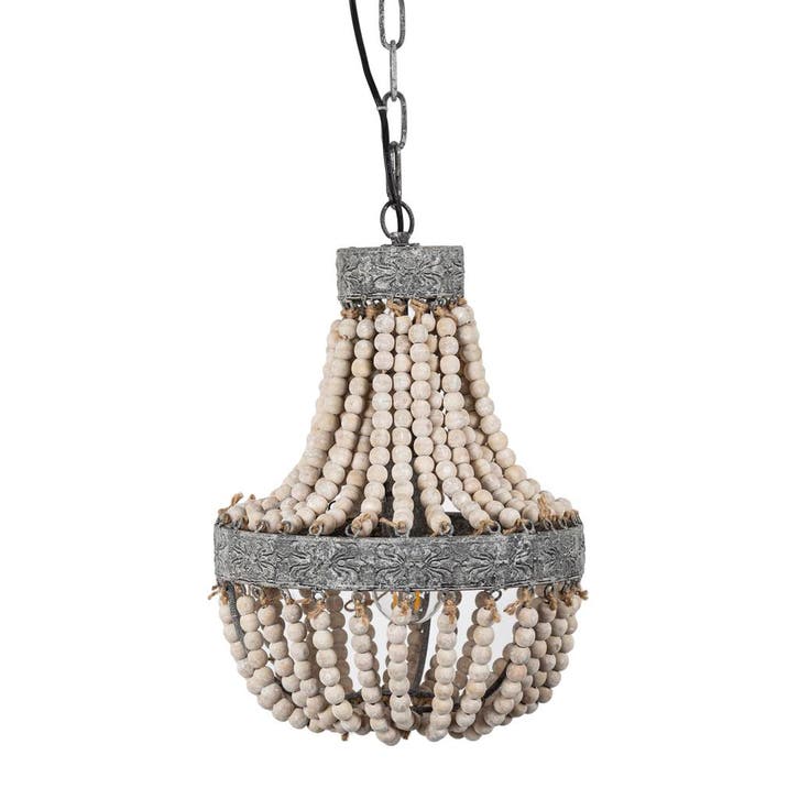 hanglampen Perle kralen lamp Medium Binnenverlichting, Maison & Meubles, Lampes | Suspensions, Envoi
