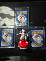 Pokémon - 3 Card - Mew, Mewtwo Foil, Holo, Secret rare -, Nieuw