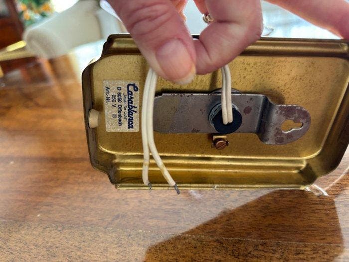 Wandlamp (2) - Messing, Glas, Antiek en Kunst, Curiosa en Brocante