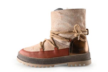 Hip Shoe Style Veterboots in maat 37 Bruin, Bruin, Verzenden, Overige typen, Zo goed als nieuw