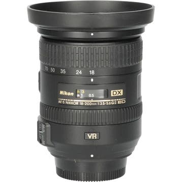 Nikon AF-S 18-200mm f/3.5-5.6G DX IF ED VR II CM7466, Ophalen of Verzenden, Gebruikt, Overige typen, Zoom