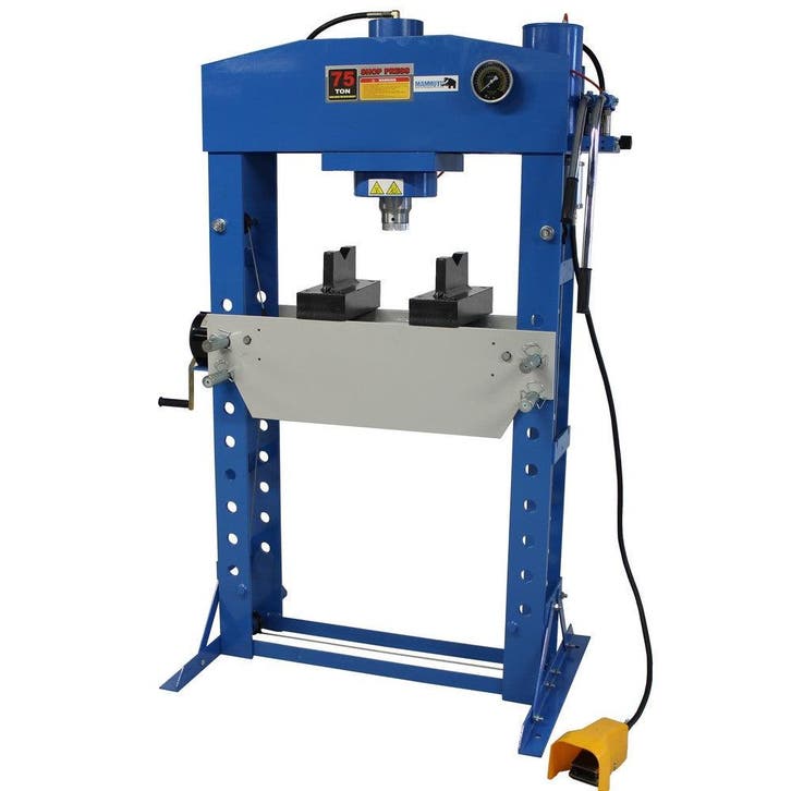 Werkplaatspers lucht hydraulisch 75 ton, Bricolage & Construction, Outillage | Soudeuses, Enlèvement ou Envoi