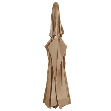 Parasoldoek 610cm Taupe | 34% Korting | Pak die deal!, Verzenden, Overige typen