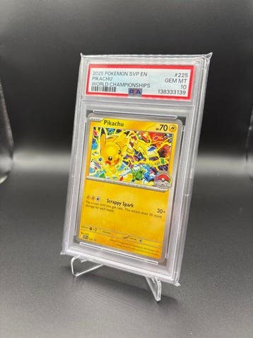 Pokémon - 1 Graded card - Pikachu Svp225 World Championship, Nieuw