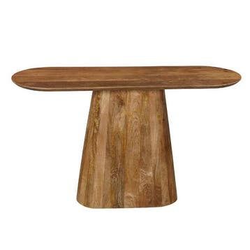 Mangohout Sidetable Mick Capsule 120 cm, Huis en Inrichting, Verzenden, Nieuw, Overige houtsoorten, Industriële meubels