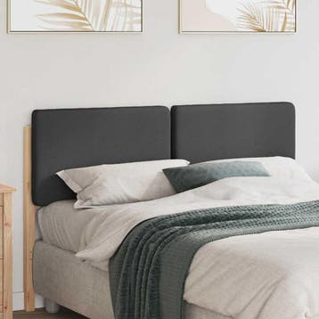 vidaXL Gestoffeerd hoofdbord Bruin en Donkergrijs 150 cm, Huis en Inrichting, Slaapkamer | Bedden, Verzenden, Nieuw