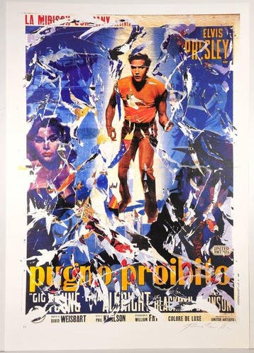 Mimmo Rotella (1918-2006) - Pugno proibito