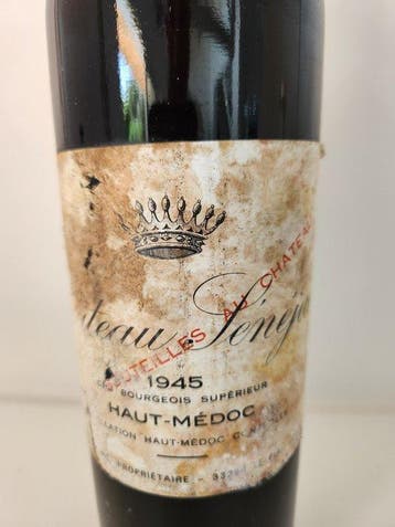 1945 Chateau Senejac - Bordeaux Cru Bourgeois - 1 Fles (0,75, Nieuw