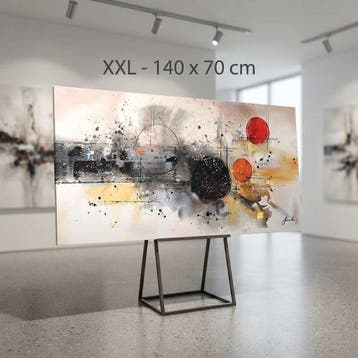 Monika Spiewak - Abstract - Oil Painting Stretched On The