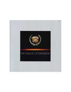 1985 CADILLAC PROGRAMMA BROCHURE ENGELS (USA), Nieuw